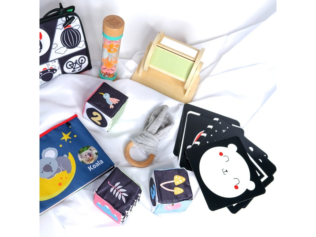 Montessori játékdoboz – 0–6 hónap – BusyKids BusyKids