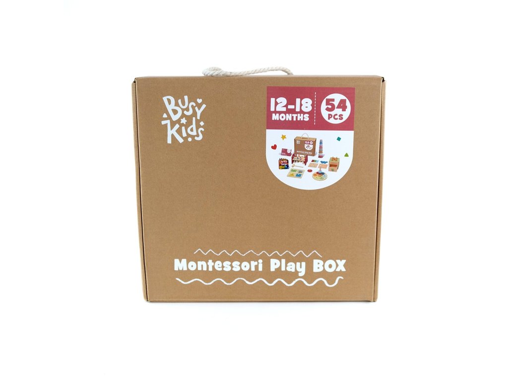 Montessori játékdoboz – 12–18 hónap – BusyKids BusyKids