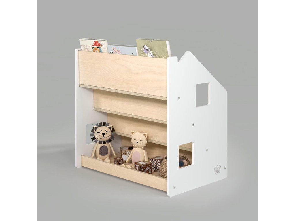 Montessori előre néző könyvespolc – BusyKids BusyKids