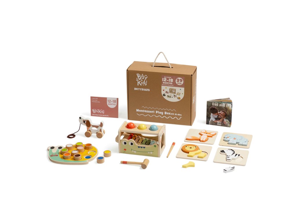 Montessori játékdoboz #2 – 12–18 hónap – BusyKids