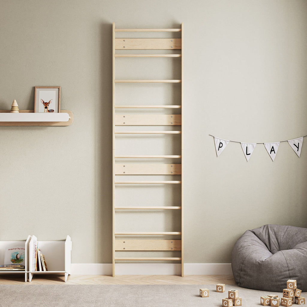 EVERGYM fa bordásfal – alapmodell, natúr BusyKids