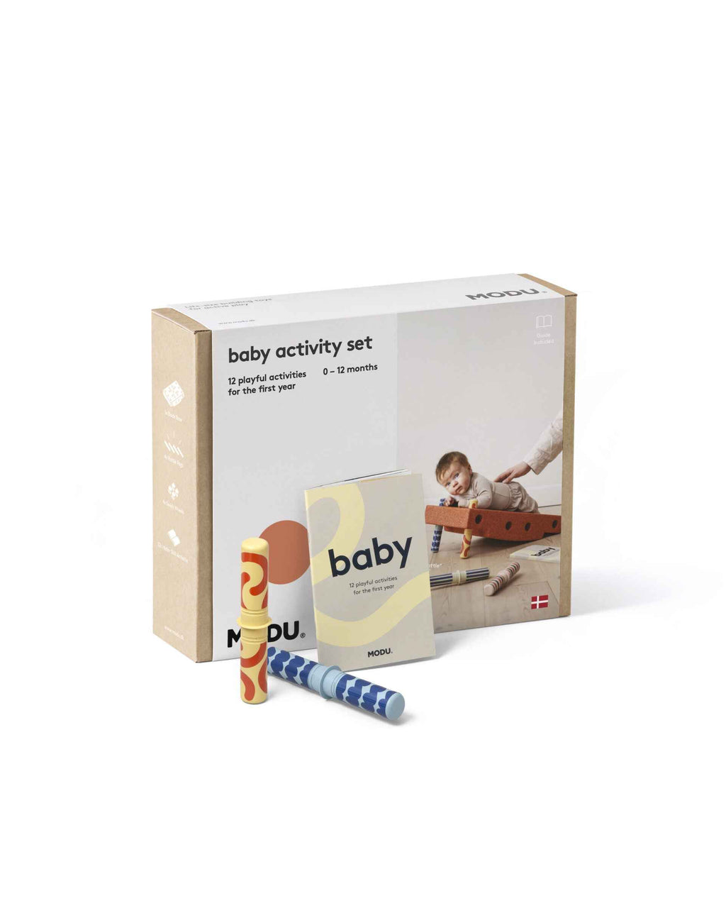 MODU Baby Activity szett, Égetett narancs / Porzöld