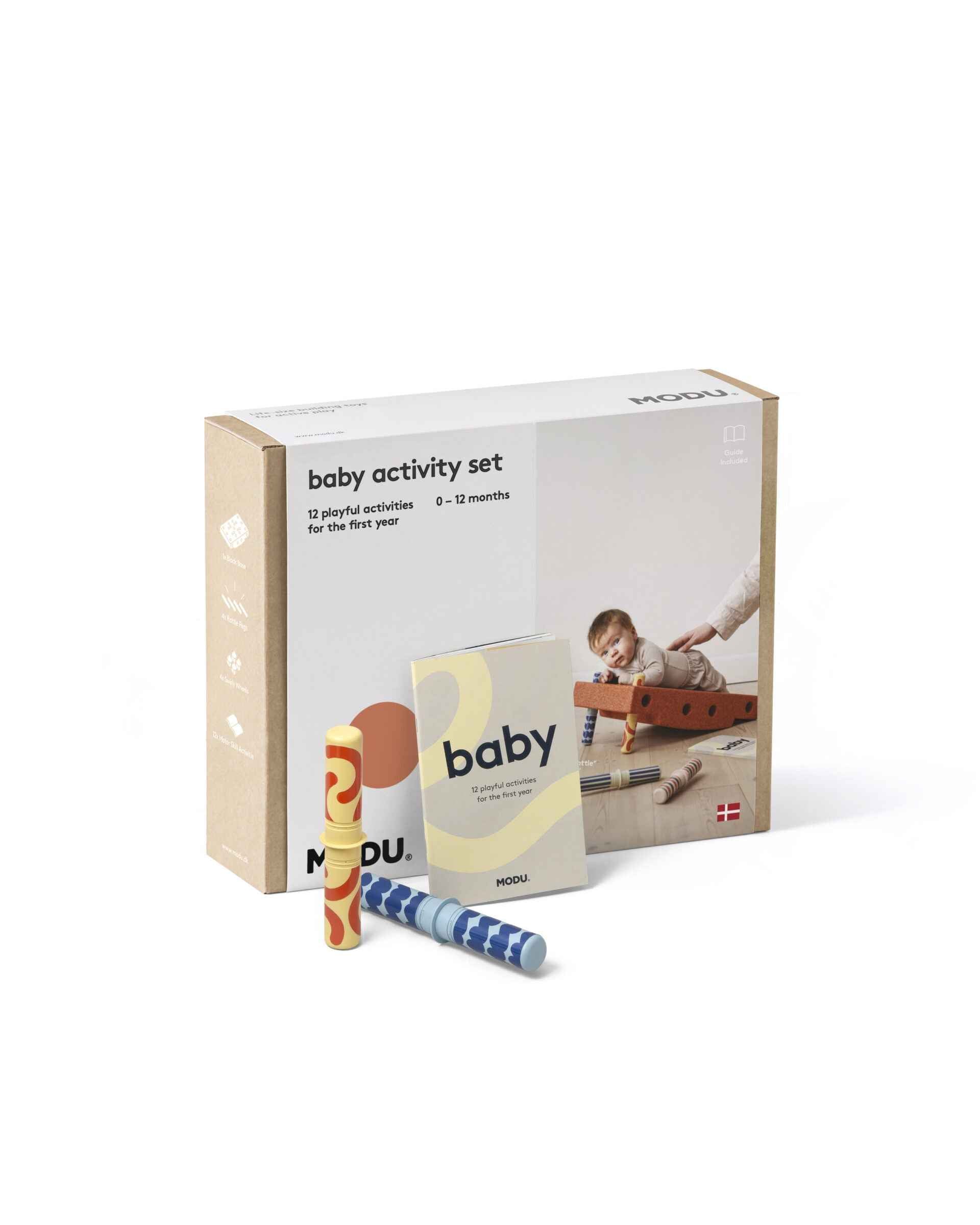 MODU Baby Activity szett, Égetett narancs / Porzöld