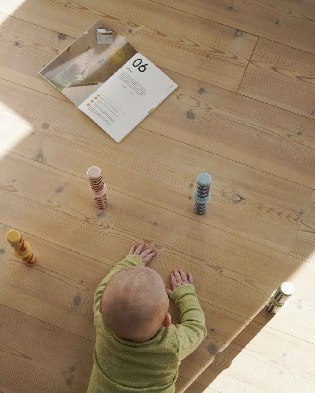 MODU Baby Activity szett, Égetett narancs / Porzöld