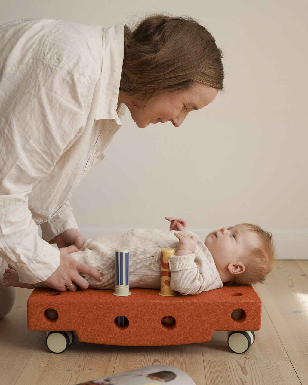 MODU Baby Activity szett, Égetett narancs / Porzöld