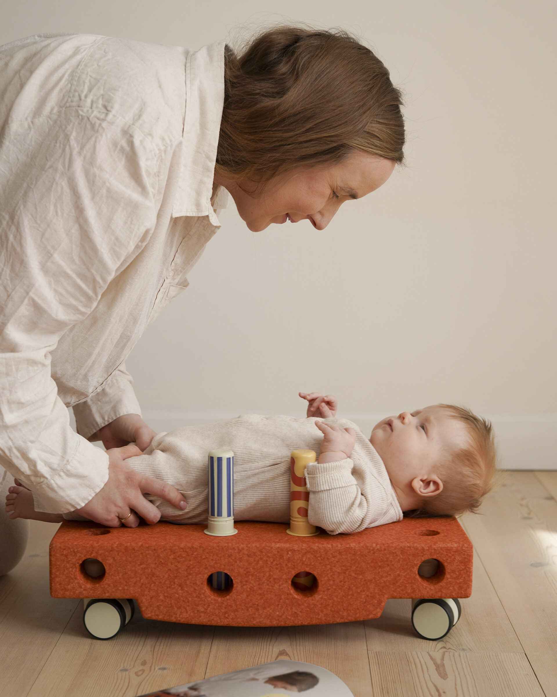 MODU Baby Activity szett, Égetett narancs / Porzöld