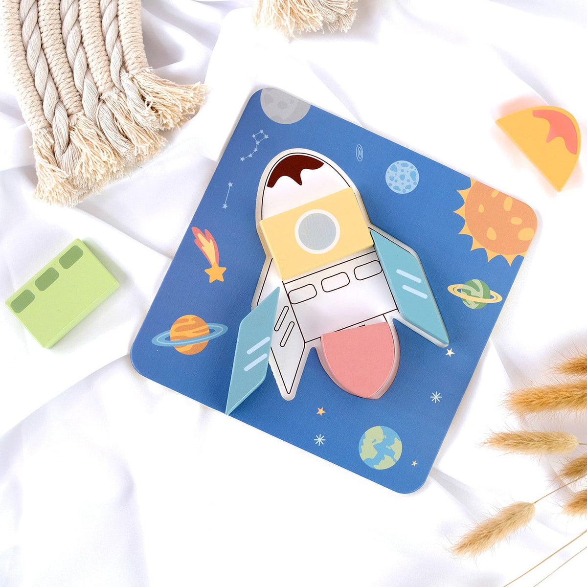 Közlekedési puzzle szett 6az1-ben BusyKids