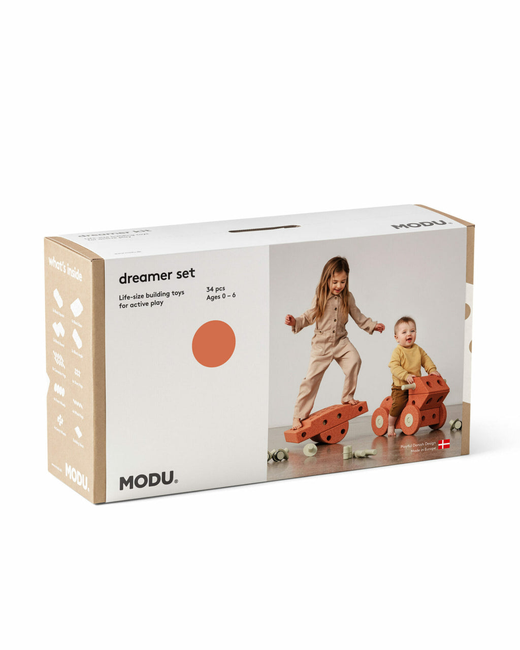 MODU Dreamer szett, Égetett narancs / Porzöld termékfotó 7