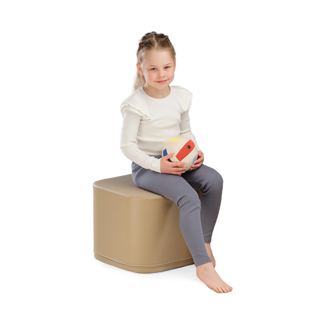 Small Play Pouf Cube - Beige IGLU