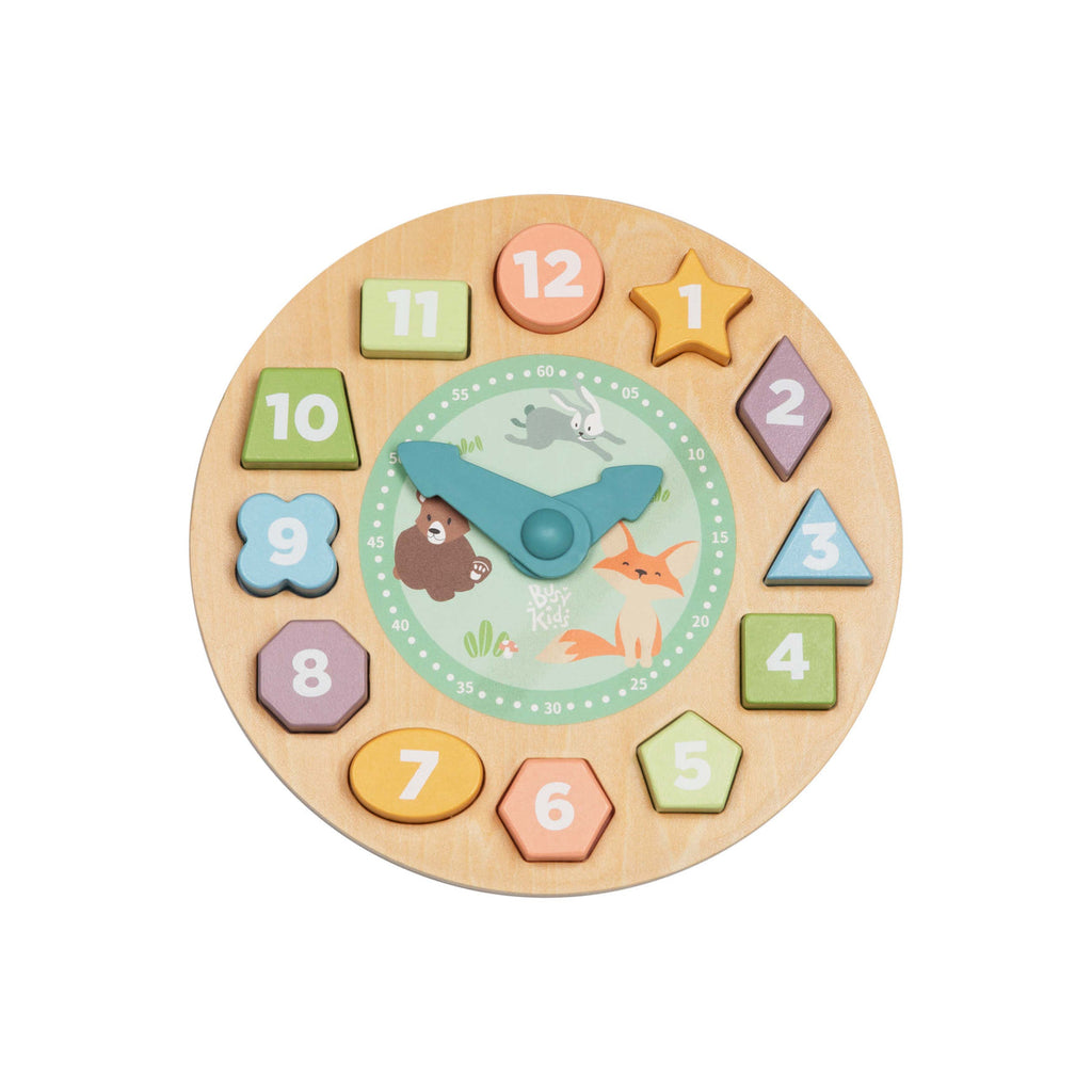Fa óra válogató puzzle BusyKids