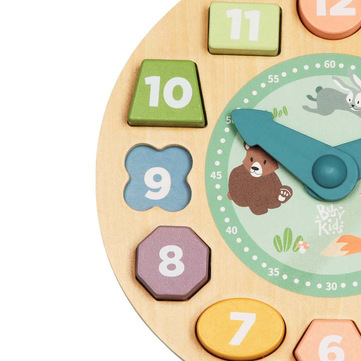 Fa óra válogató puzzle BusyKids