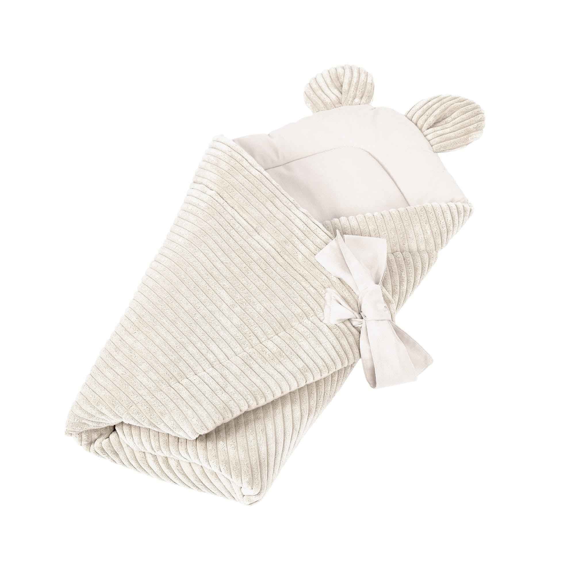 Baby Swaddle Wrap for Sleeping and Cuddling – Ecru