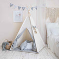 Beige & Grey Teepee Tent
