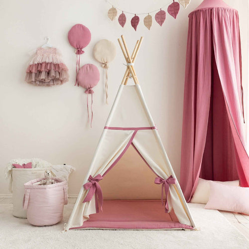 Beige-Pink Teepee Tent