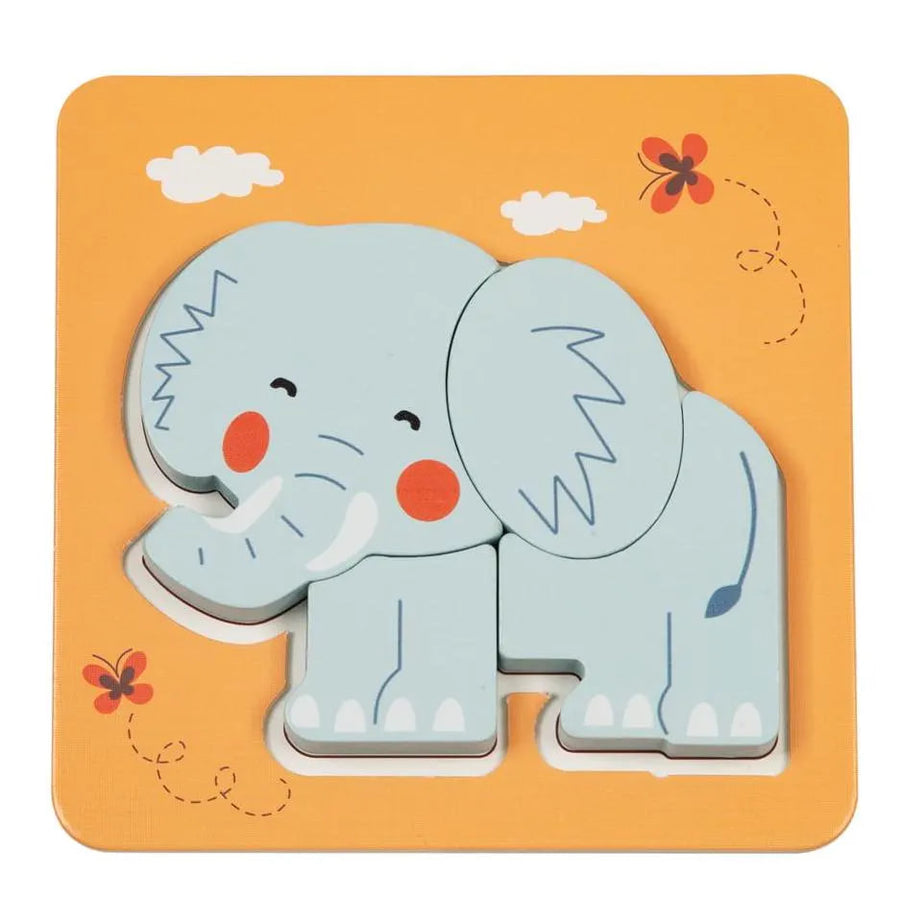 Állatos puzzle szett 6az1-ben – BusyKids