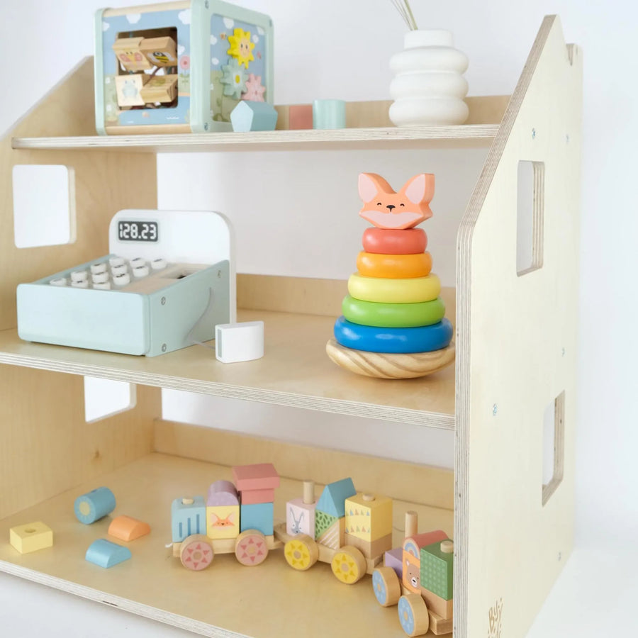 Billegő rakosgató torony rókával – BusyKids