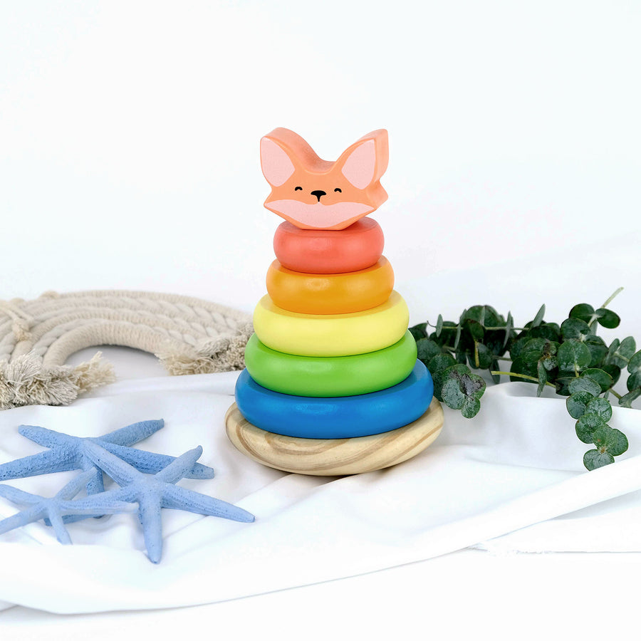 Billegő rakosgató torony rókával – BusyKids