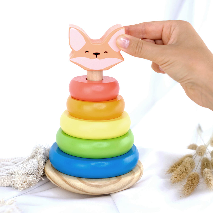 Billegő rakosgató torony rókával – BusyKids