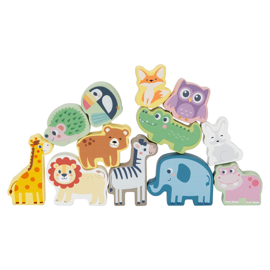 Egymásra rakható állatfigurák – BusyKids