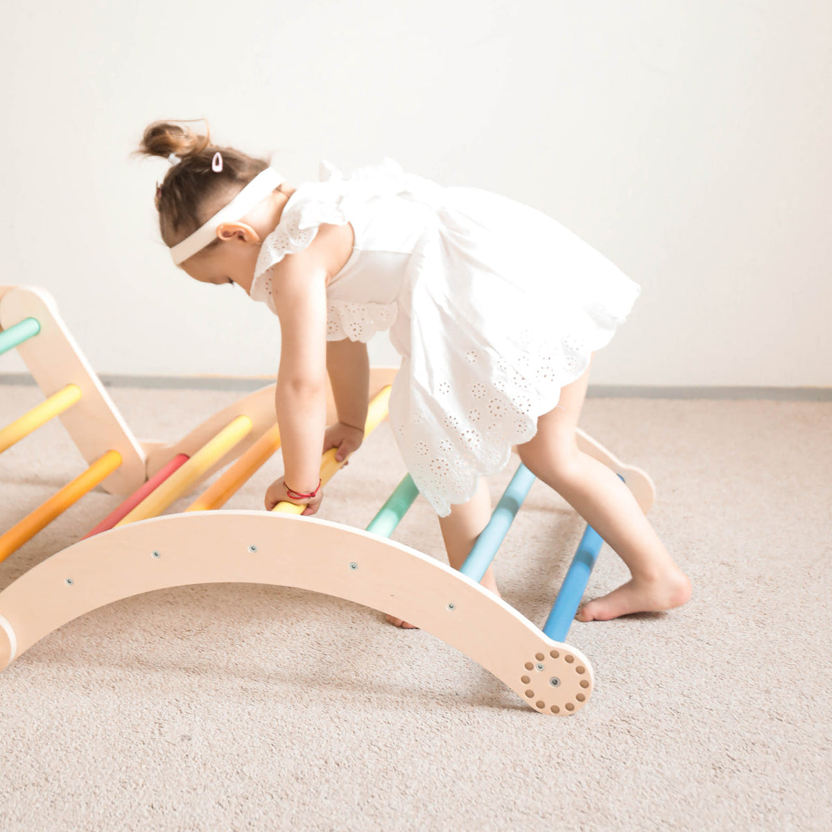 Flexi fa mászóka gyerekeknek – L szett – BusyKids