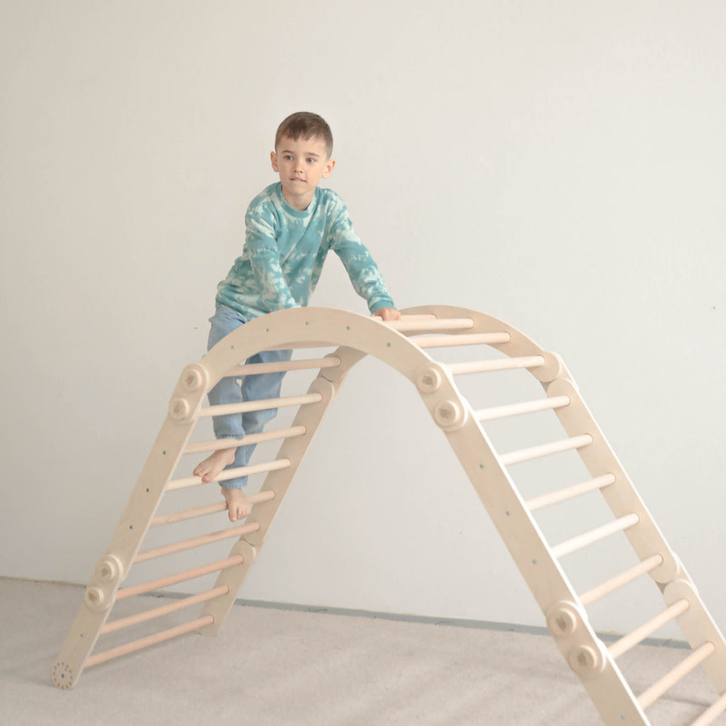 Flexi fa mászóka gyerekeknek – L szett – BusyKids