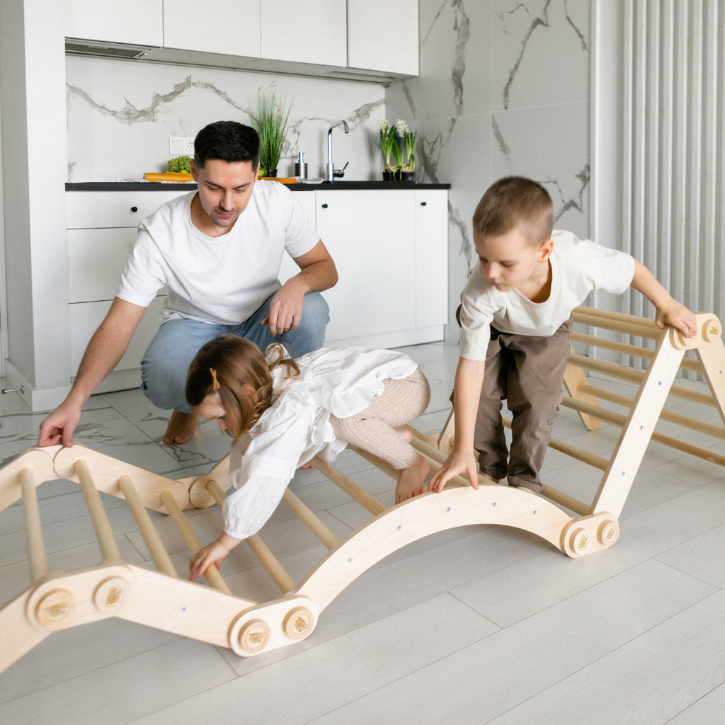 Flexi fa mászóka gyerekeknek – L szett – BusyKids