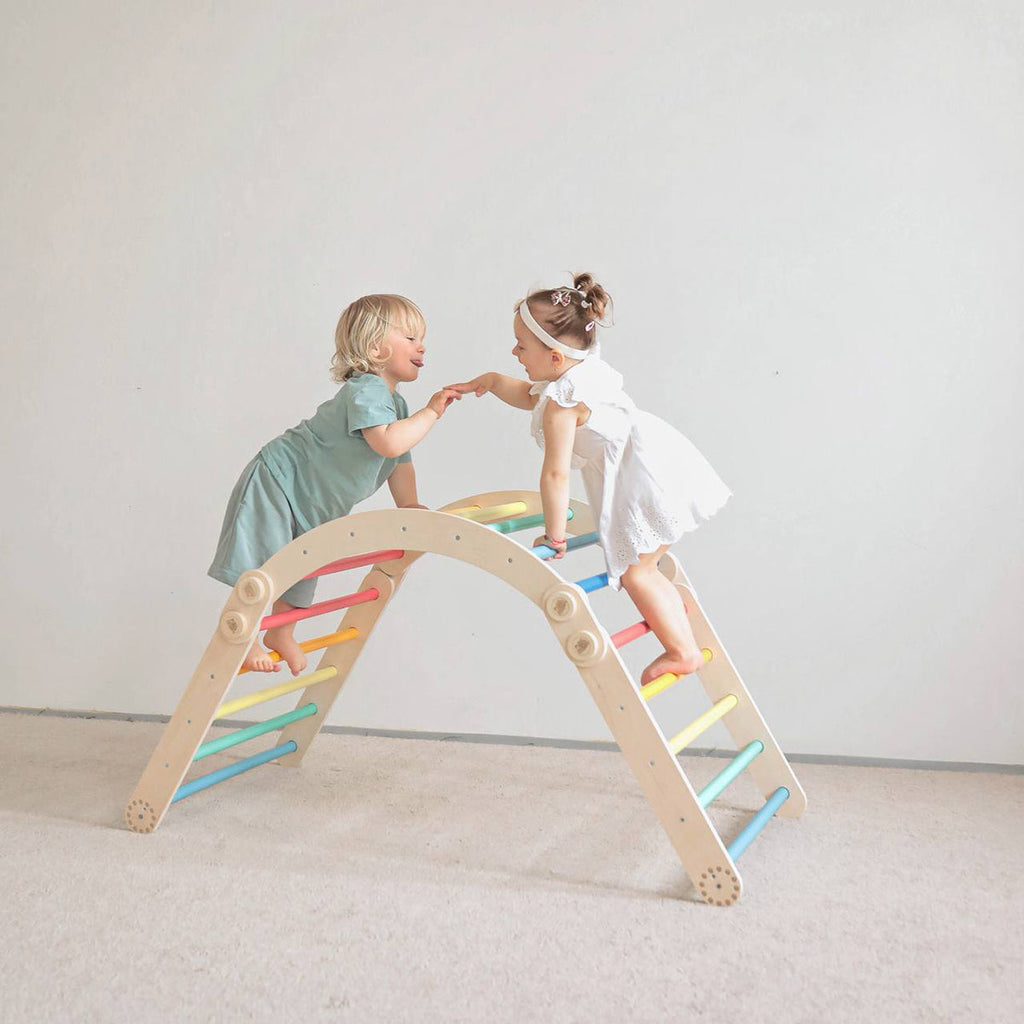 Flexi fa mászóka gyerekeknek – L szett – BusyKids