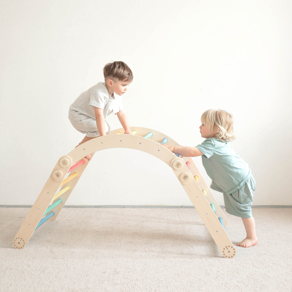Flexi fa mászóka gyerekeknek – L szett – BusyKids