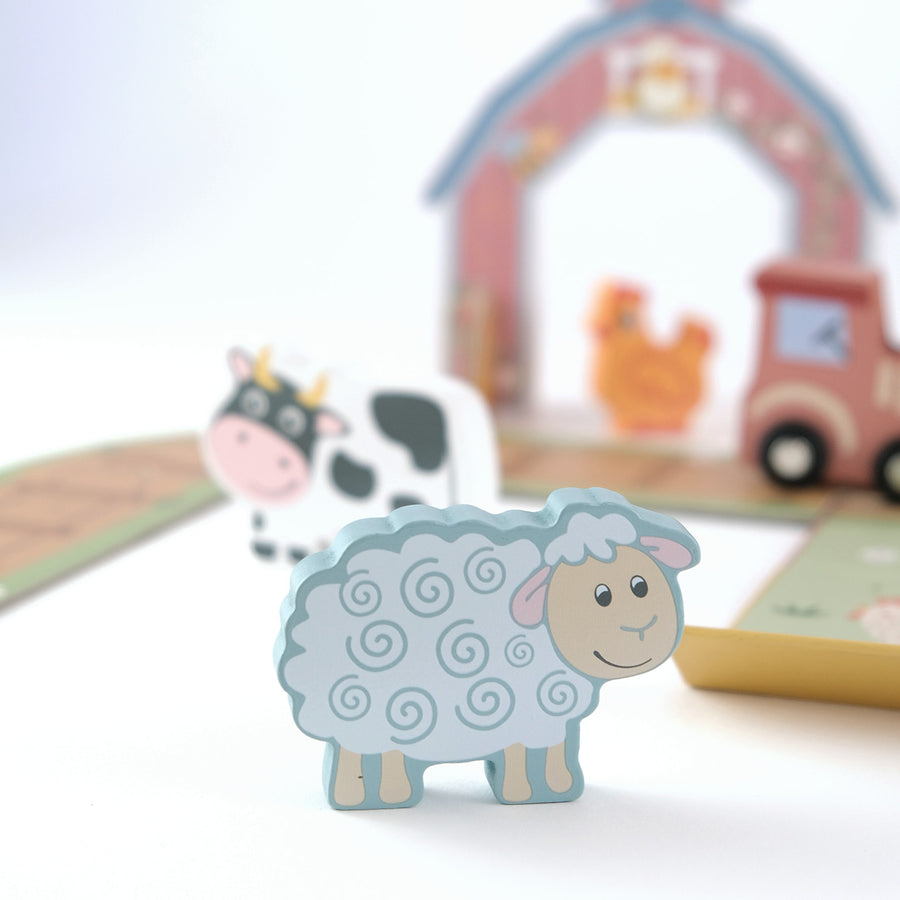 Hordozható játékdoboz – farm – BusyKids