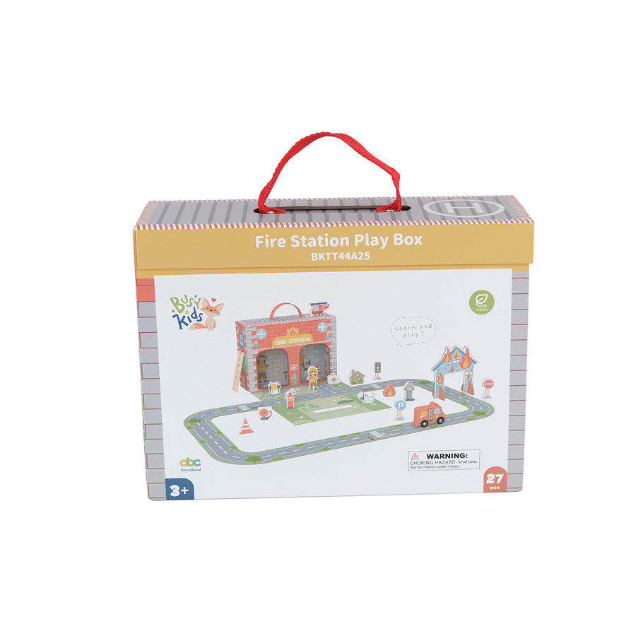 Hordozható játékdoboz – tűzoltóság – BusyKids