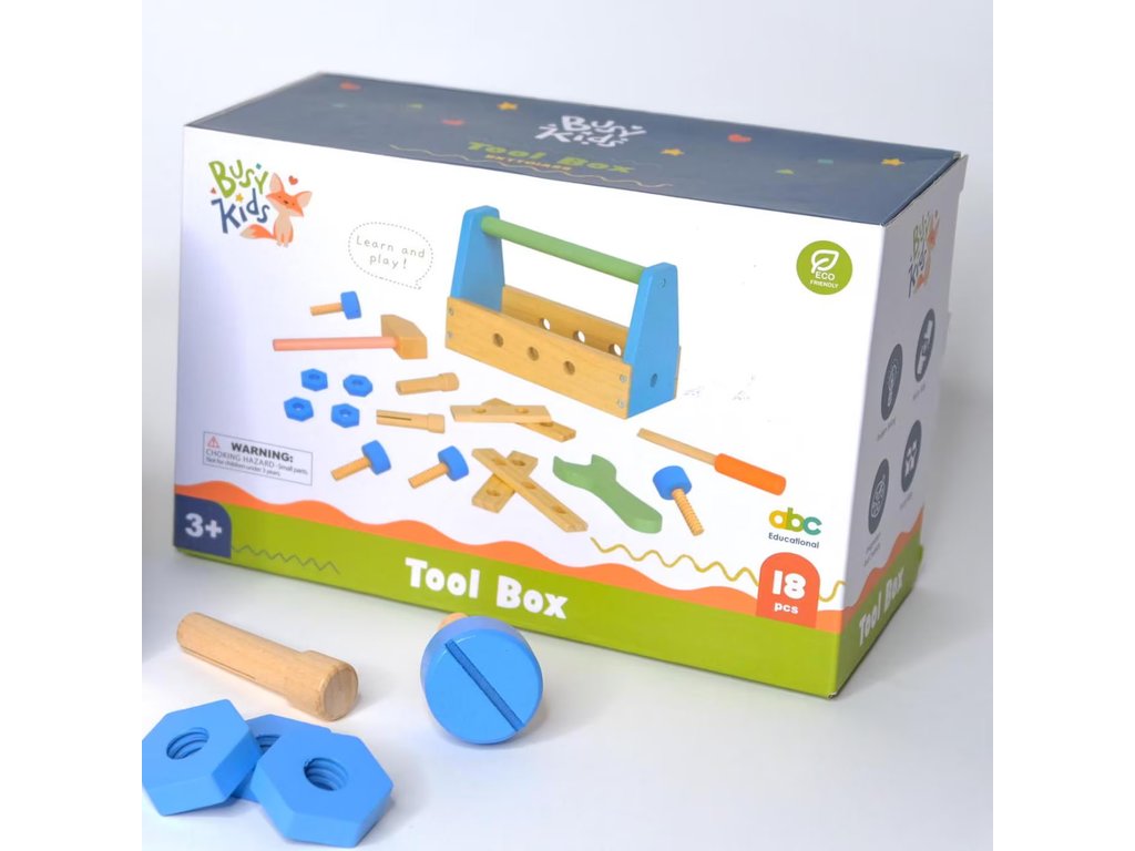Játék szerszámoskészlet gyerekeknek – BusyKids
