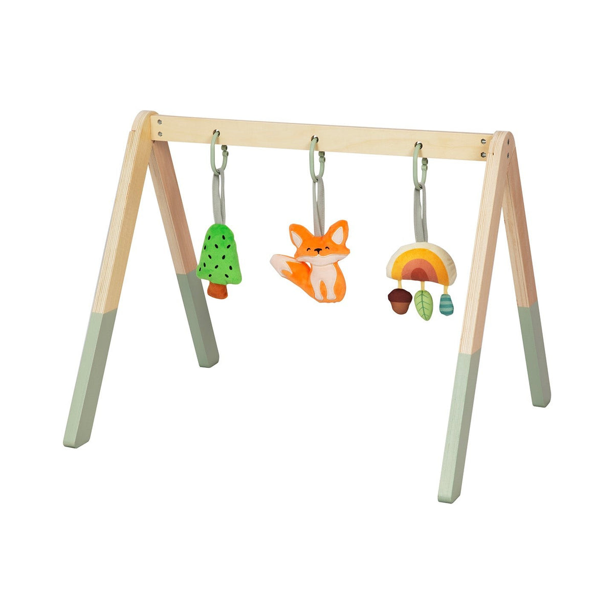 Montessori játszóhíd függő játékokkal – BusyKids