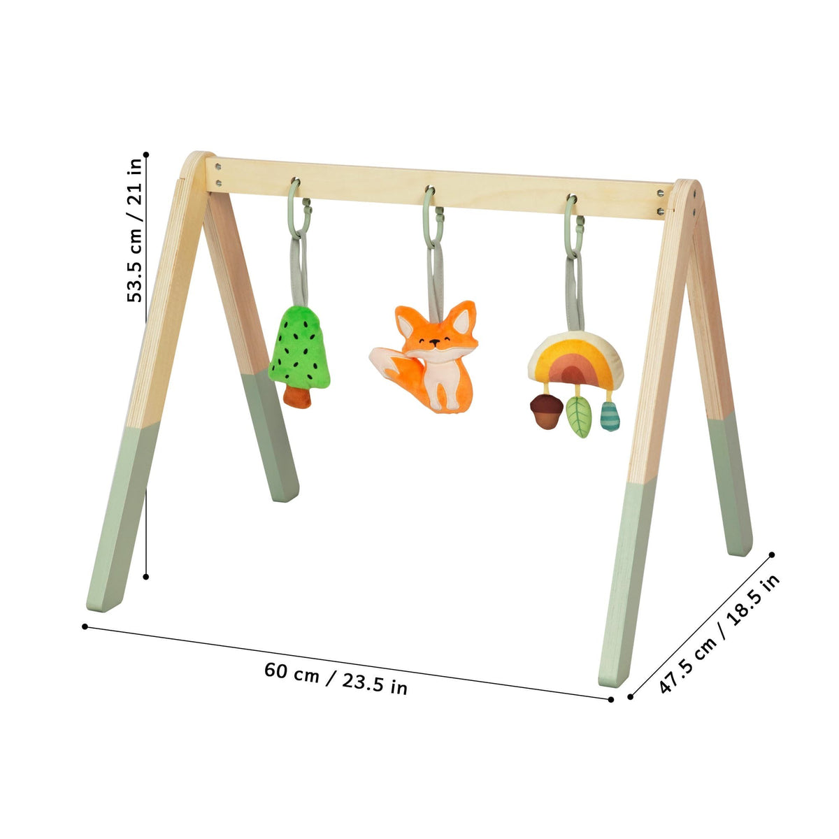 Montessori játszóhíd függő játékokkal – BusyKids
