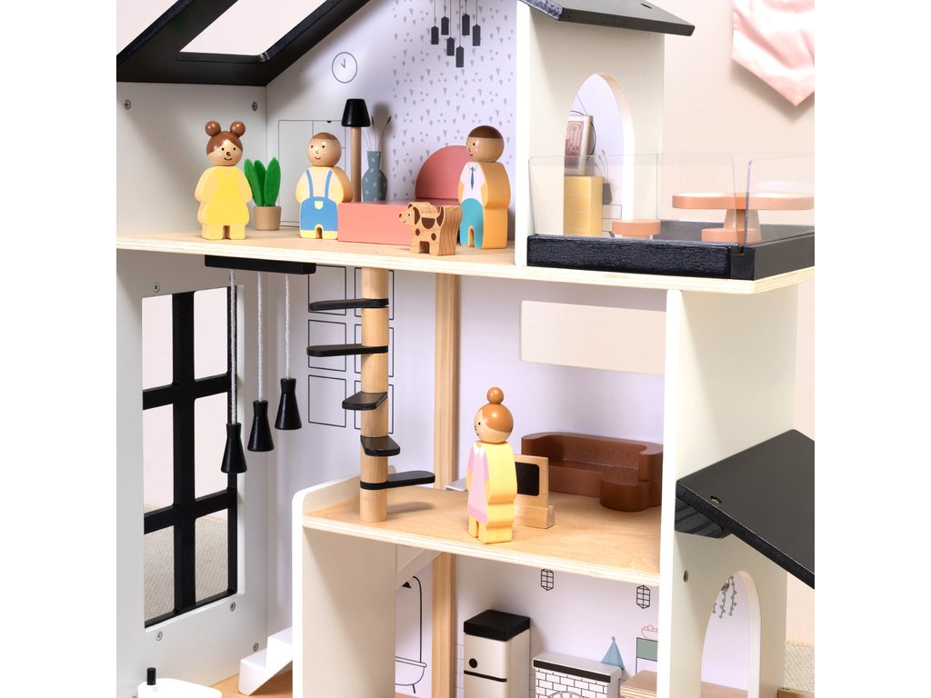 NORDI háromszintes babaház – BusyKids