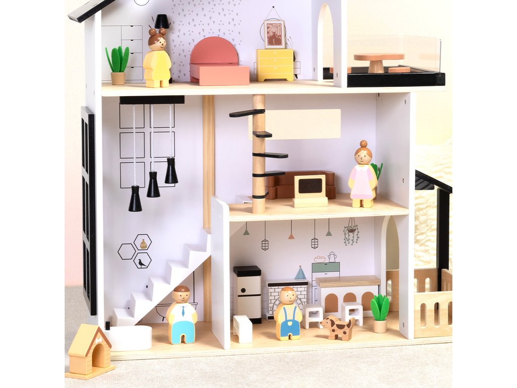 NORDI háromszintes babaház – BusyKids
