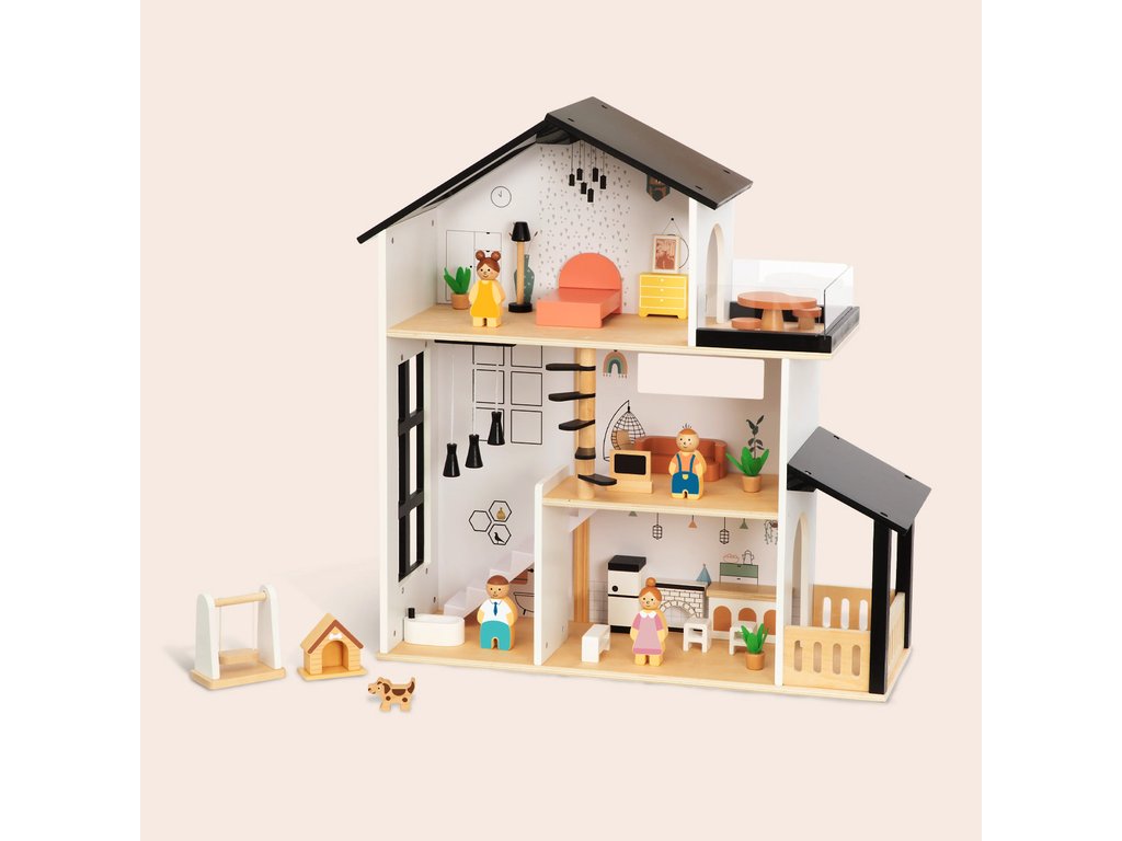 NORDI háromszintes babaház – BusyKids