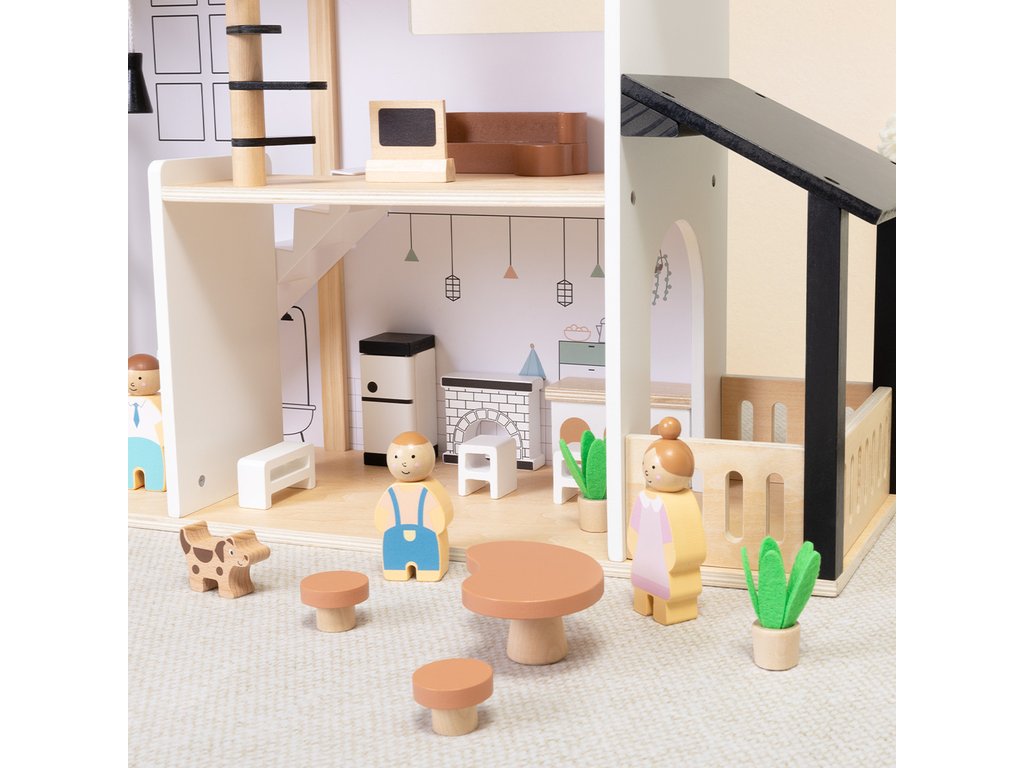 NORDI háromszintes babaház – BusyKids