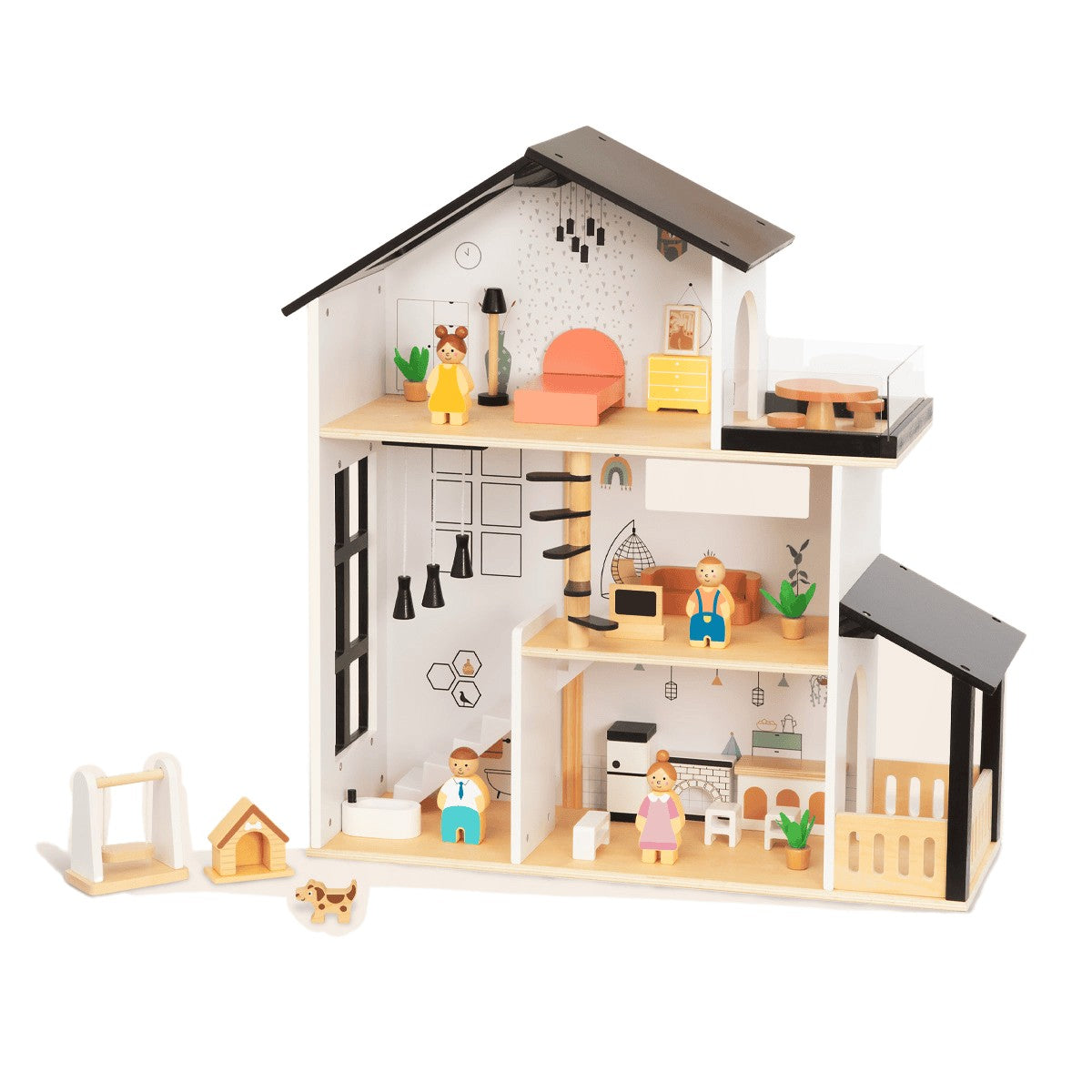 NORDI háromszintes babaház – BusyKids
