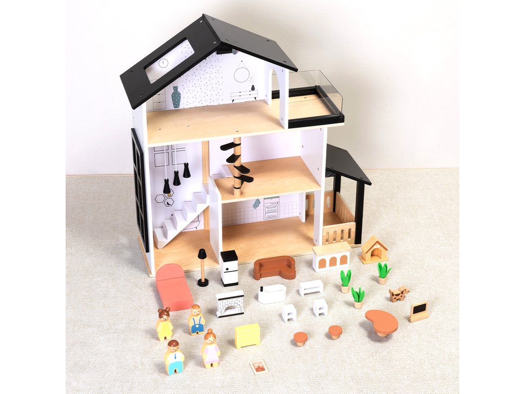 NORDI háromszintes babaház – BusyKids