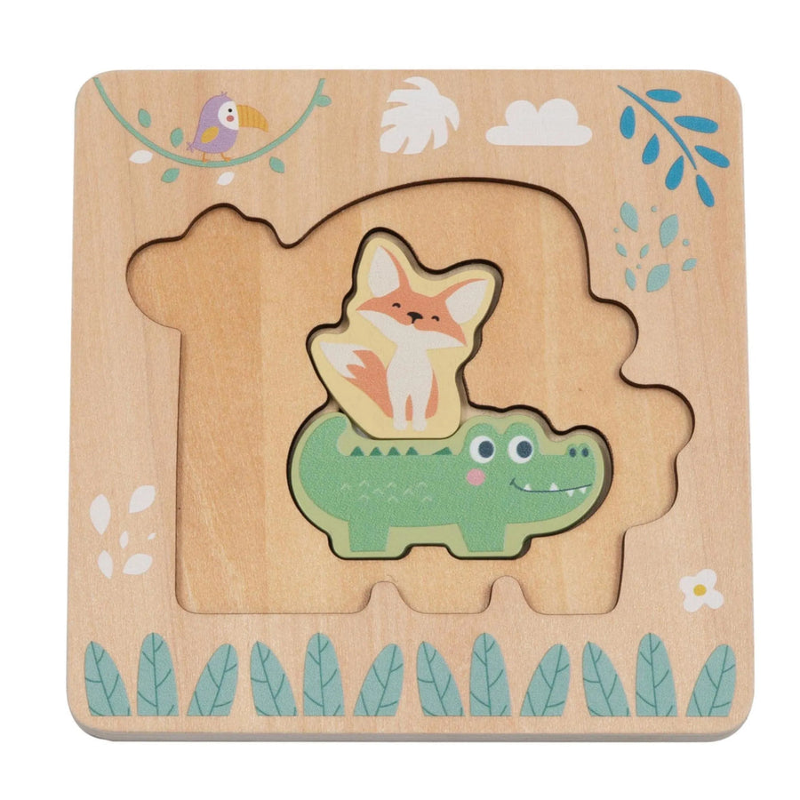 Többrétegű állatos puzzle – BusyKids