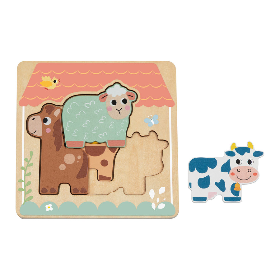 Többrétegű farmállatos puzzle – BusyKids