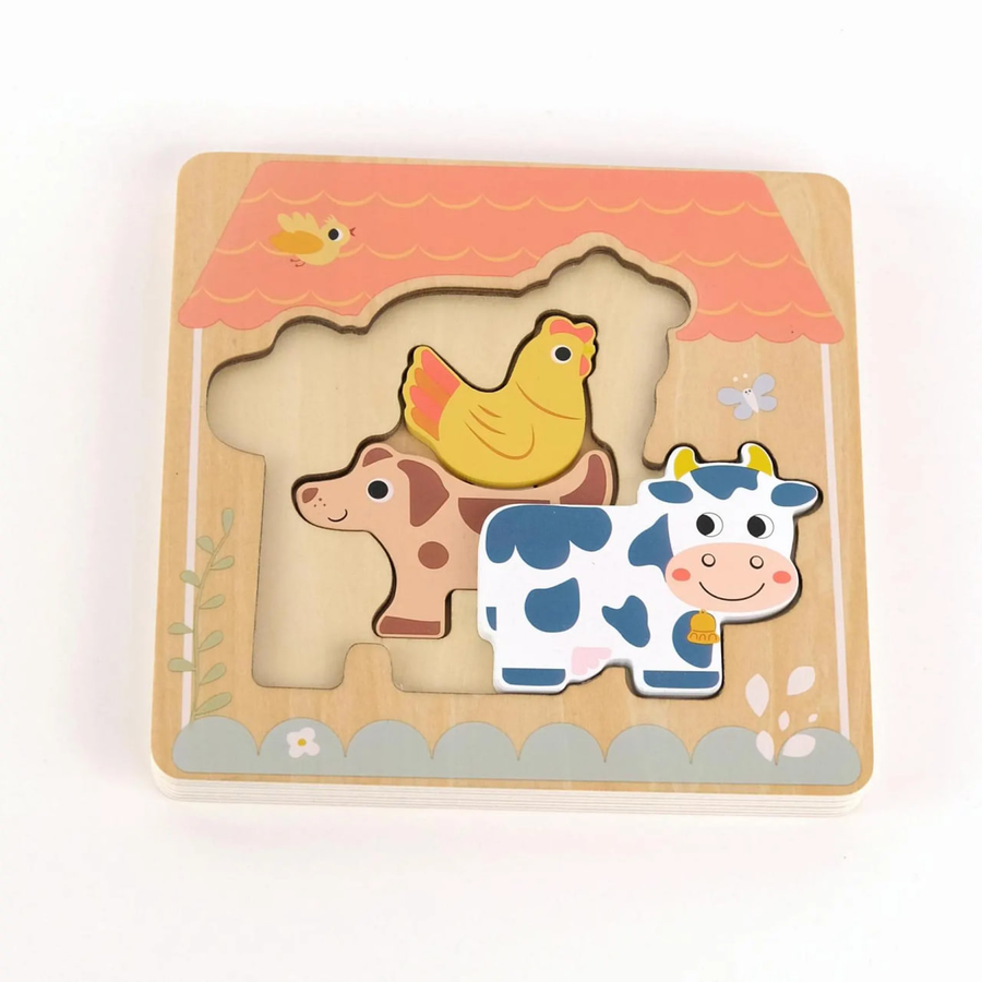 Többrétegű farmállatos puzzle – BusyKids