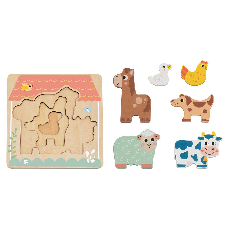 Többrétegű farmállatos puzzle – BusyKids