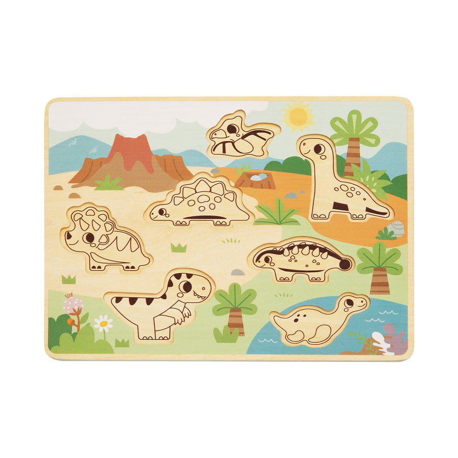 Vastag fa puzzle – dinoszauruszok – BusyKids