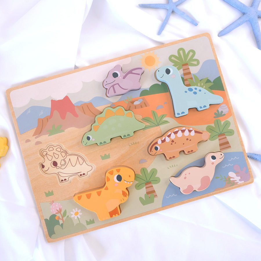 Vastag fa puzzle – dinoszauruszok – BusyKids