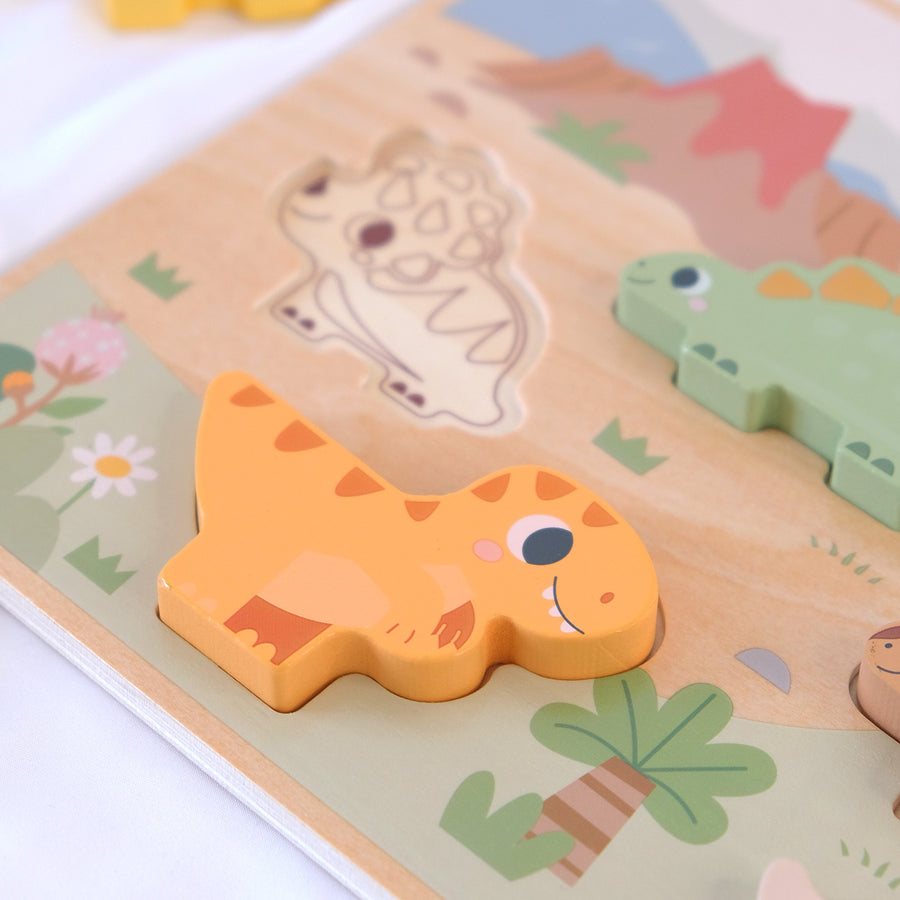 Vastag fa puzzle – dinoszauruszok – BusyKids