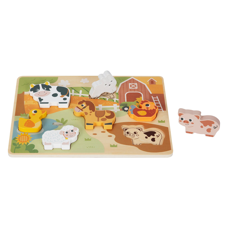 Vastag fa puzzle – farmállatok – BusyKids
