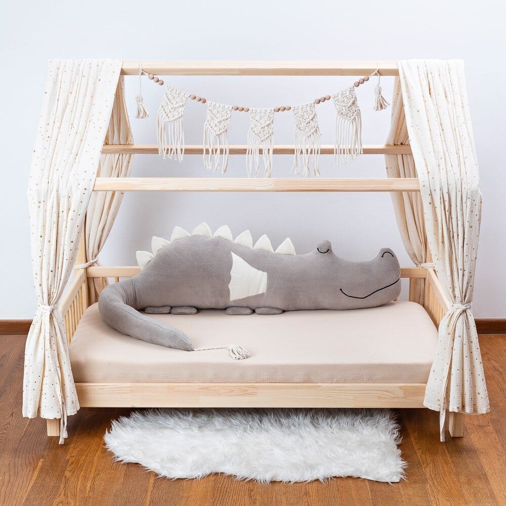 Dragonsaur sárkány plüsspárna, 200 cm – bézs – CuddleRest