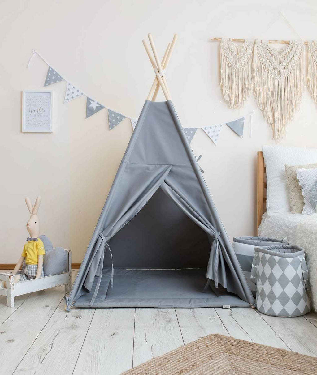 Dark Grey Teepee Tent