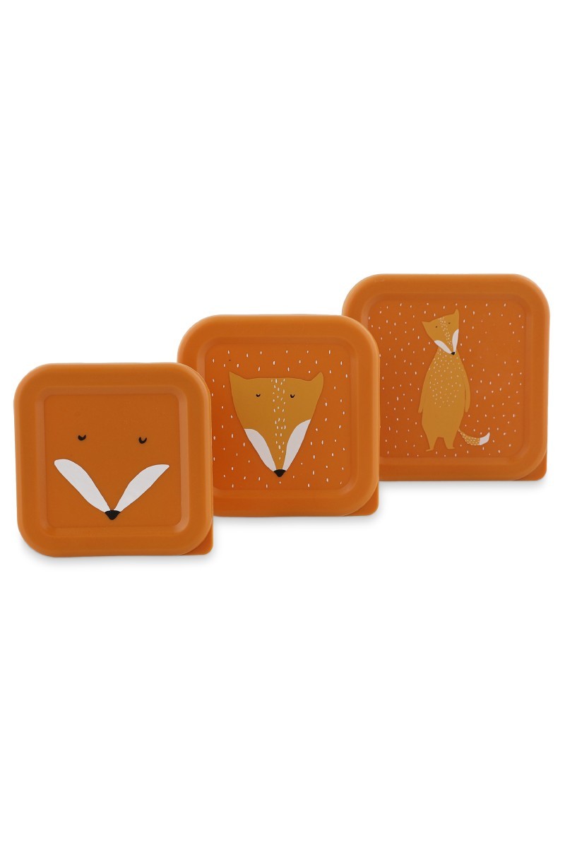Egymásba rakható uzsonnás dobozok, 3 db – Mr. Fox – Trixie Baby